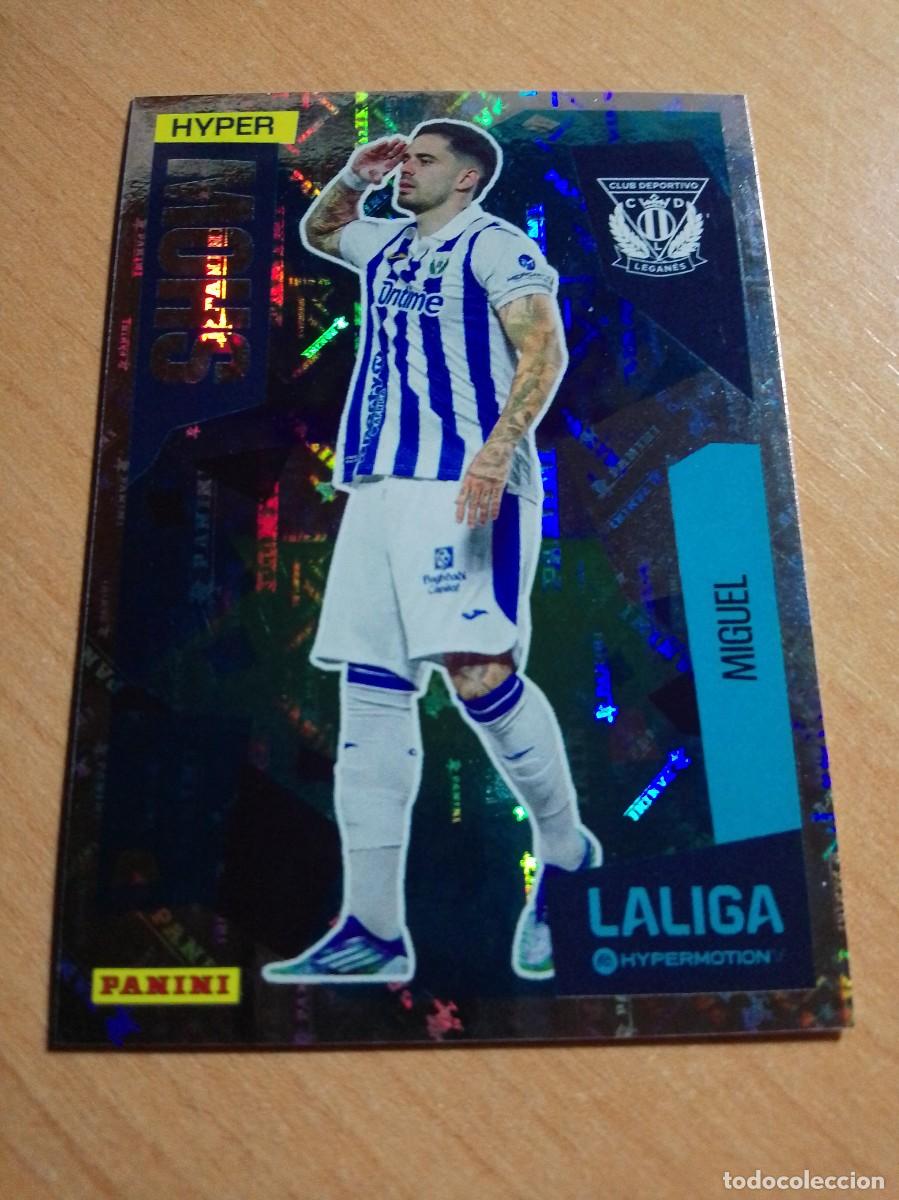 Figurine di Calcio: 430 MIGUEL HYPER SHOW DEL LEGANES 2&ordf; DIVISION HYPERMOTION 25 26 PANINI 2025 2026