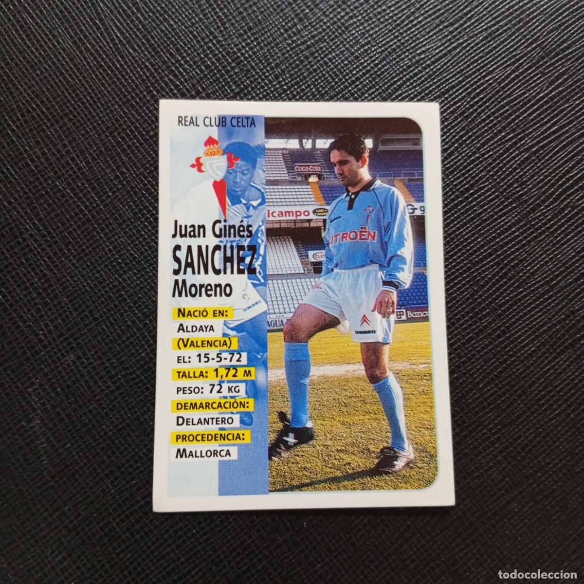 Cromos de F&uacute;tbol: 138 SANCHEZ CELTA PANINI 1998 1999 FUTBOL CROMO 98 99 - SIN PEGAR - A173 PG29