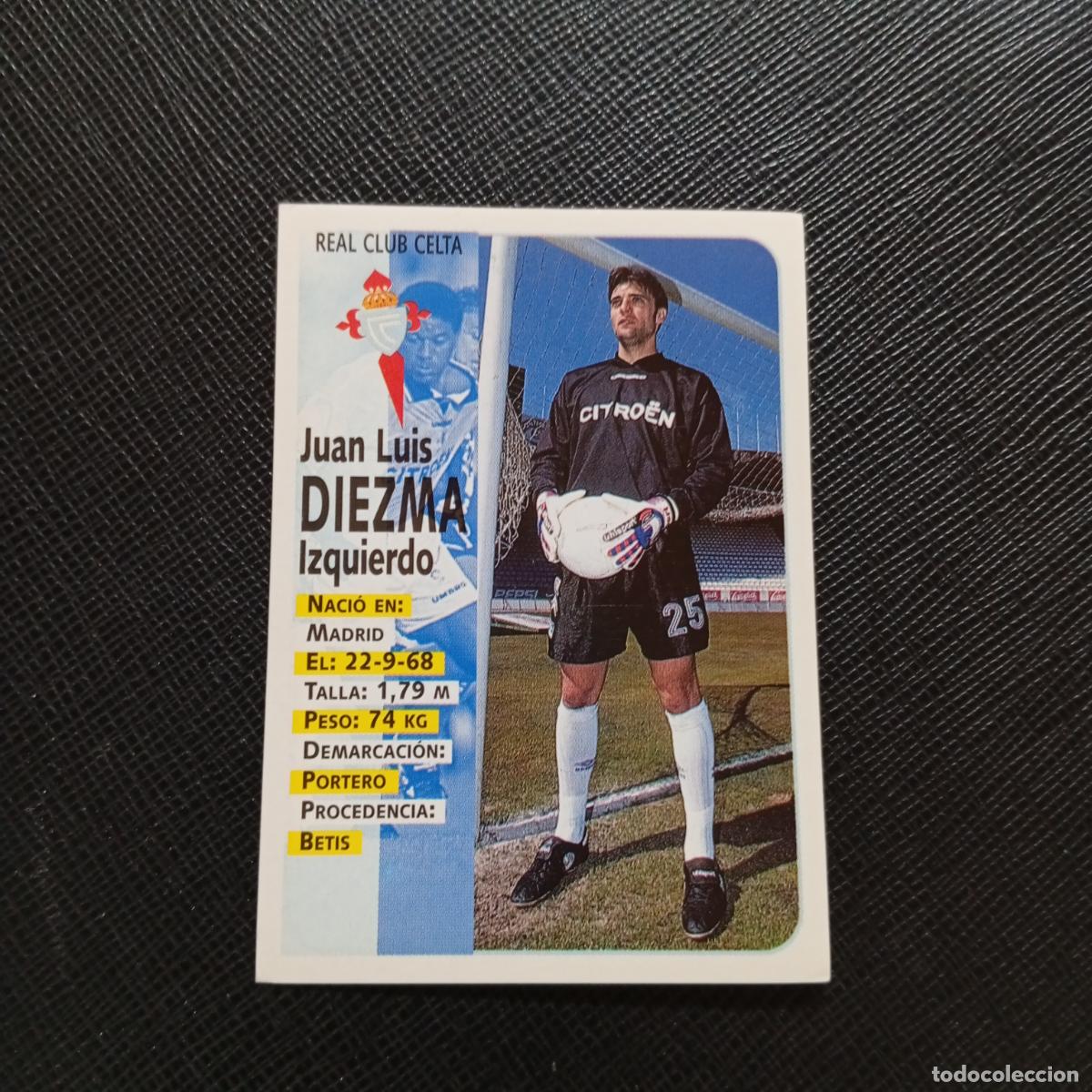 Cromos de F&uacute;tbol: 141 DIEZMA CELTA PANINI 1998 1999 FUTBOL CROMO 98 99 - SIN PEGAR - A173 PG29