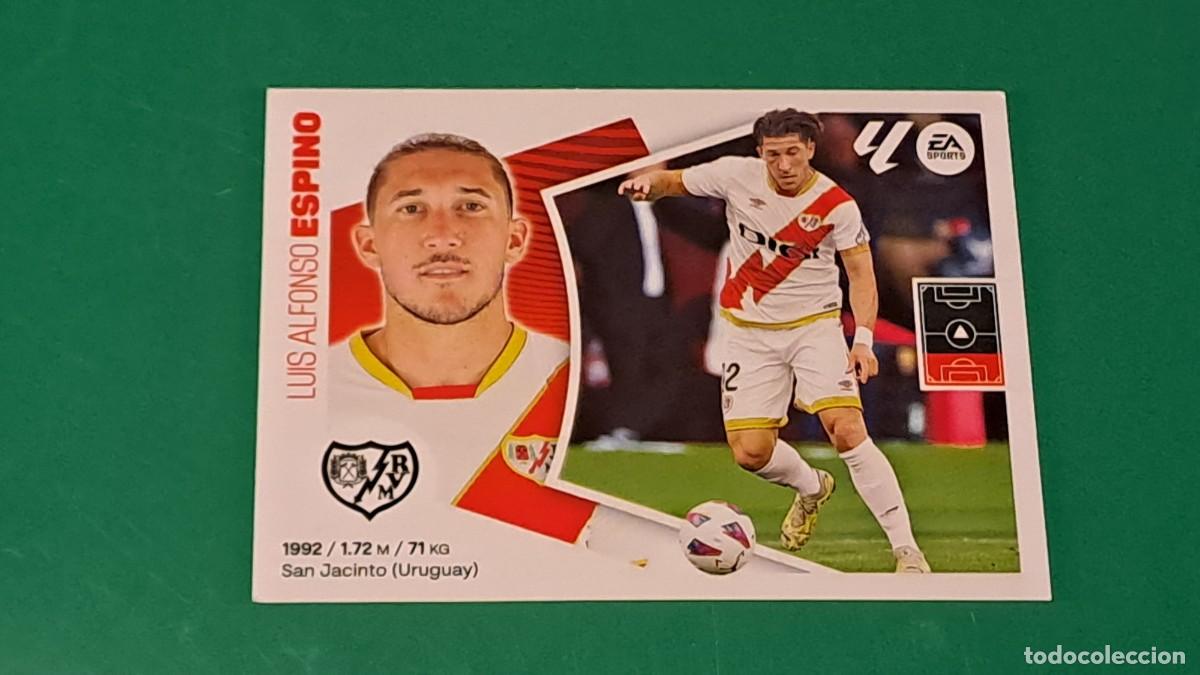 Cromos de F&uacute;tbol: LIGA ESTE 2024 2025 24 25 N&ordm; 9 ESPINO RAYO VALLECANO NUEVO SIN PEGAR