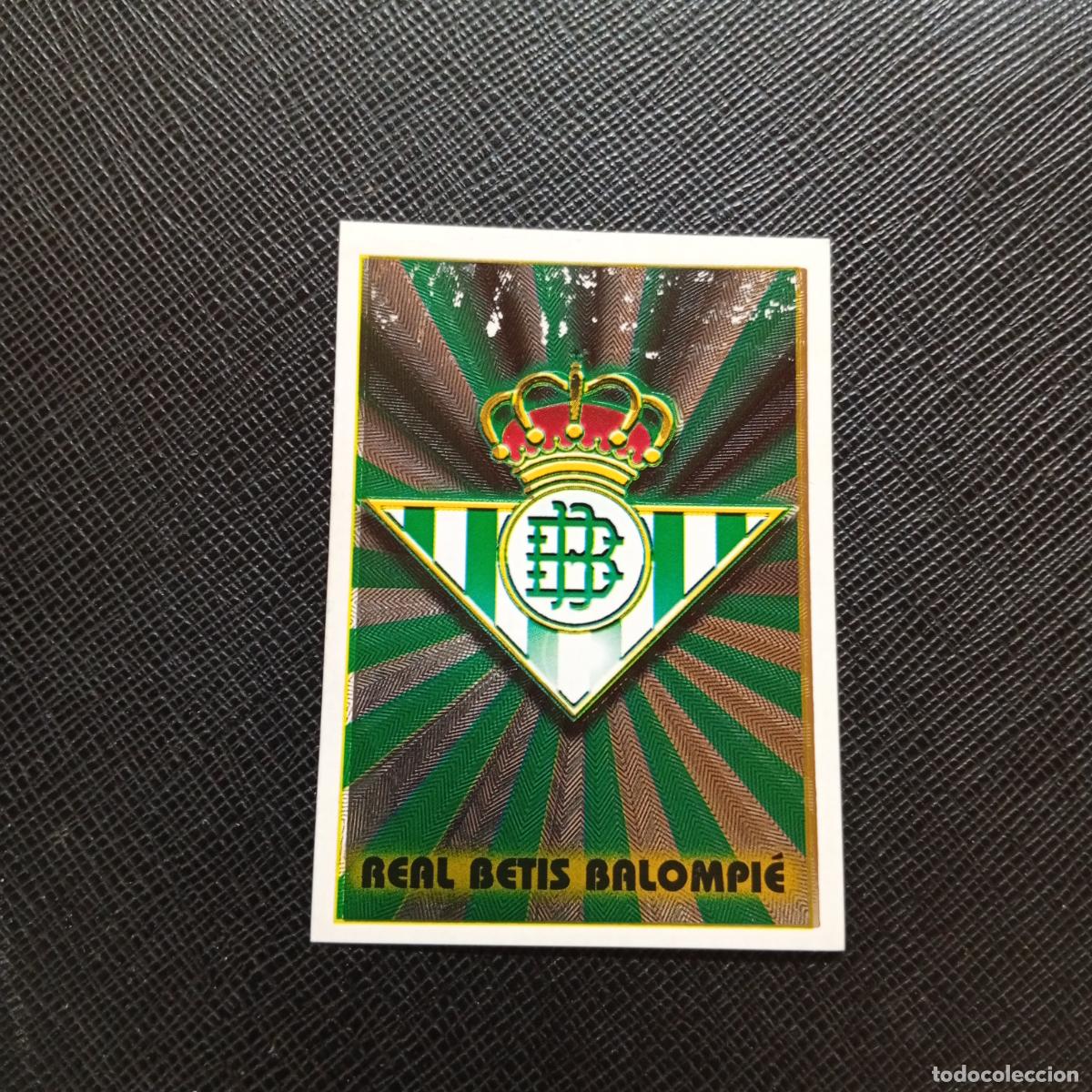 Cromos de F&uacute;tbol: 142 ESCUDO REAL BETIS PANINI 1998 1999 FUTBOL CROMO 98 99 - SIN PEGAR - A173 PG29