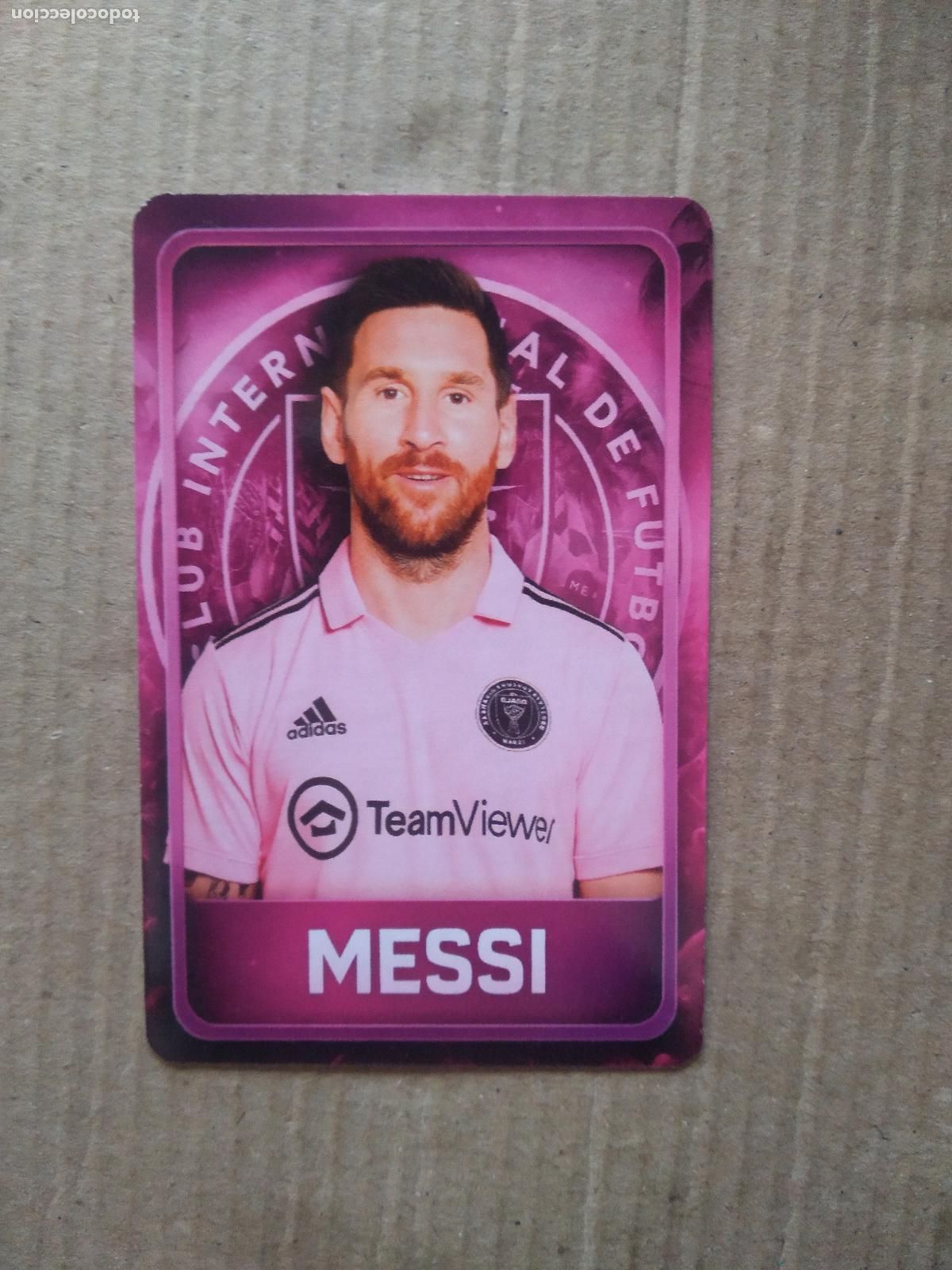 Cromos de F&uacute;tbol: MESSI INTER MIAMI CROMO TARJETA FUTBOL EDITADO EN BRASIL