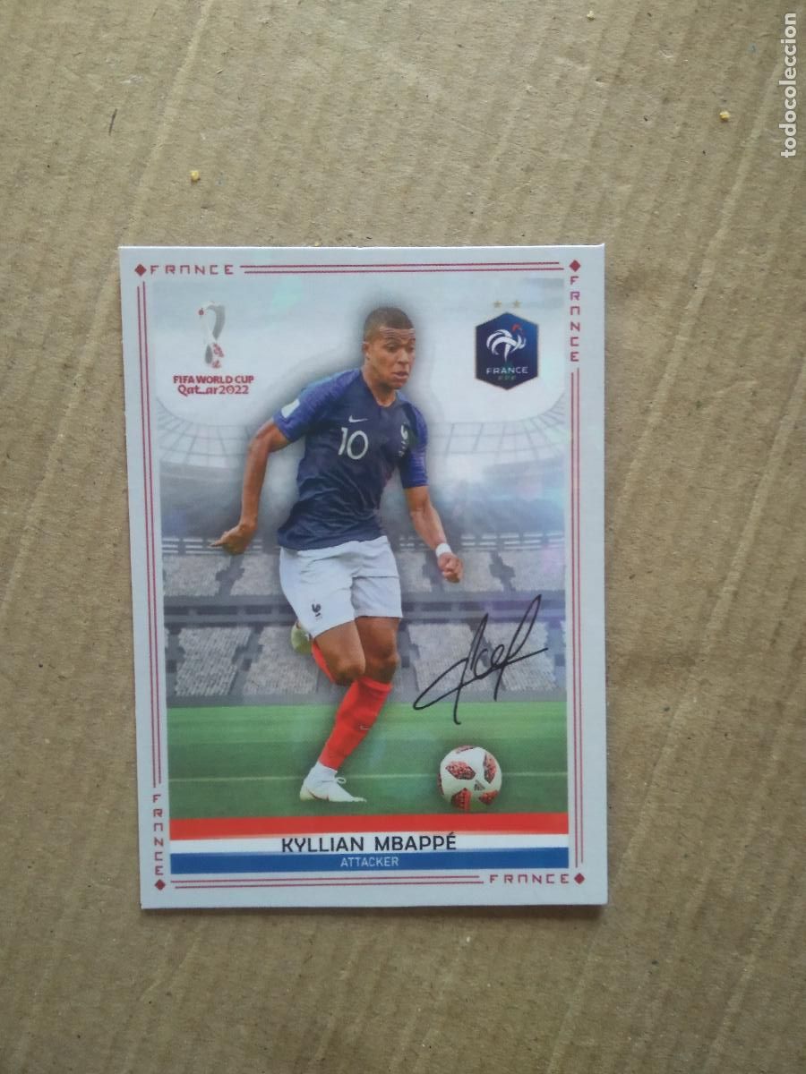 Cromos de F&uacute;tbol: MBAPPE FRANCIA CROMO FUTBOL MUNDIAL 2022 WORLD CUP COPA DEL MUNDO EDITADO EN BRASIL