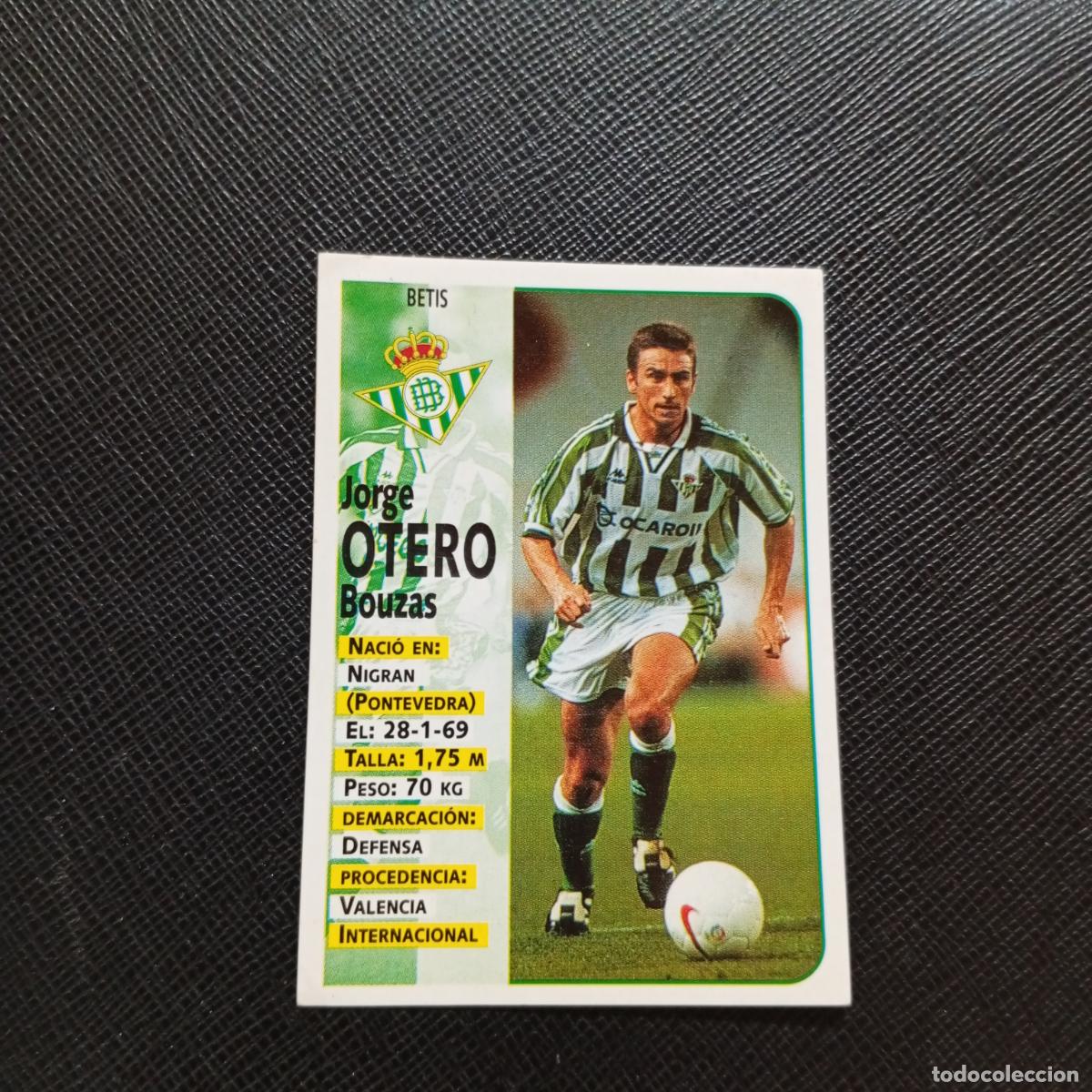 Cromos de F&uacute;tbol: 145 OTERO REAL BETIS PANINI 1998 1999 FUTBOL CROMO 98 99 - SIN PEGAR - A173 PG32