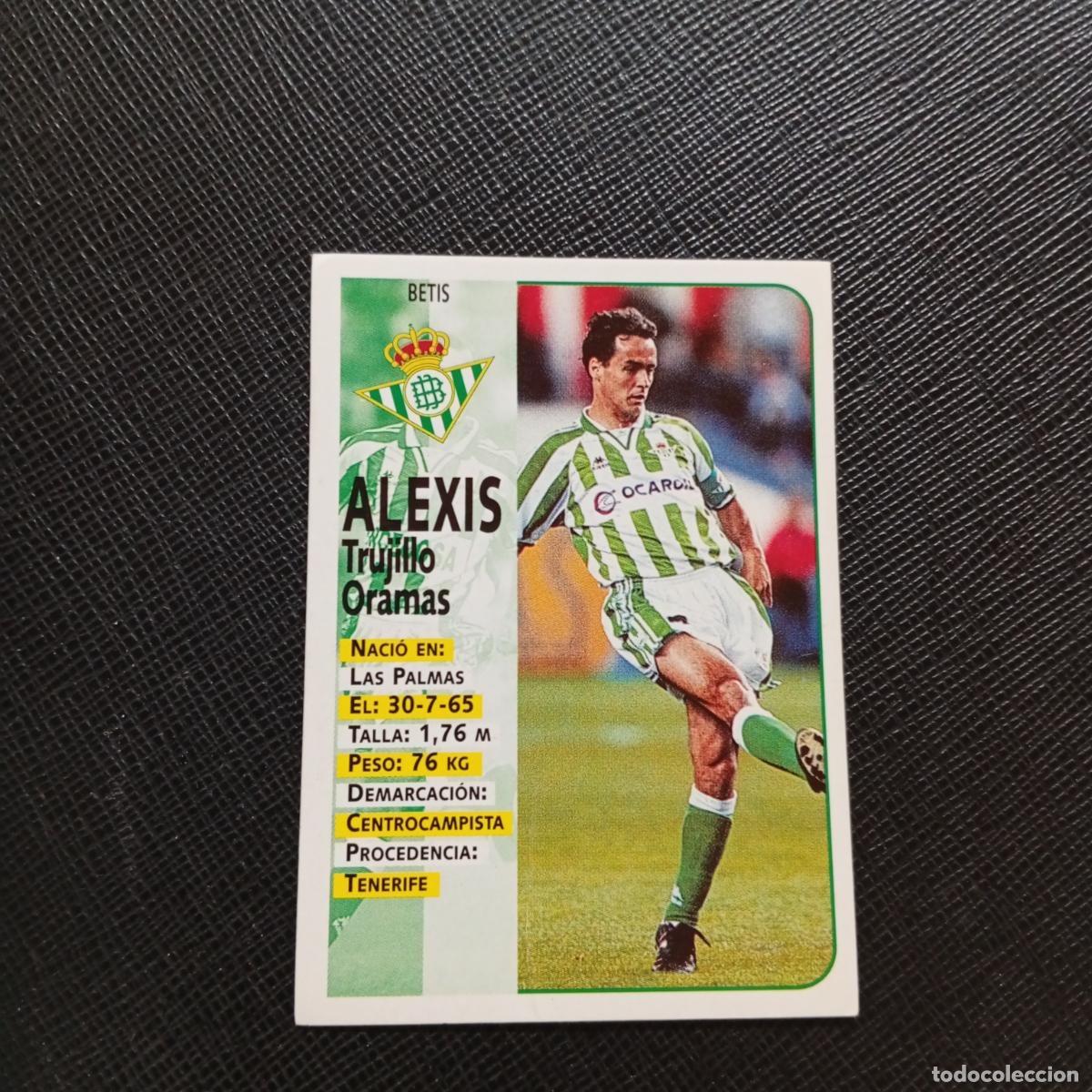 Cromos de F&uacute;tbol: 151 ALEXIS REAL BETIS PANINI 1998 1999 FUTBOL CROMO 98 99 - SIN PEGAR - A173 PG34