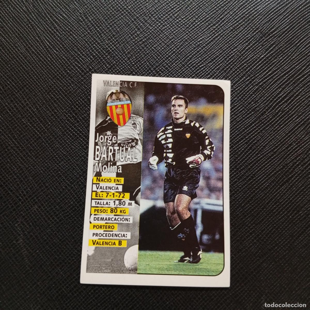Cromos de F&uacute;tbol: 162 BARTUAL VALENCIA PANINI 1998 1999 FUTBOL CROMO 98 99 - SIN PEGAR - A173 PG35