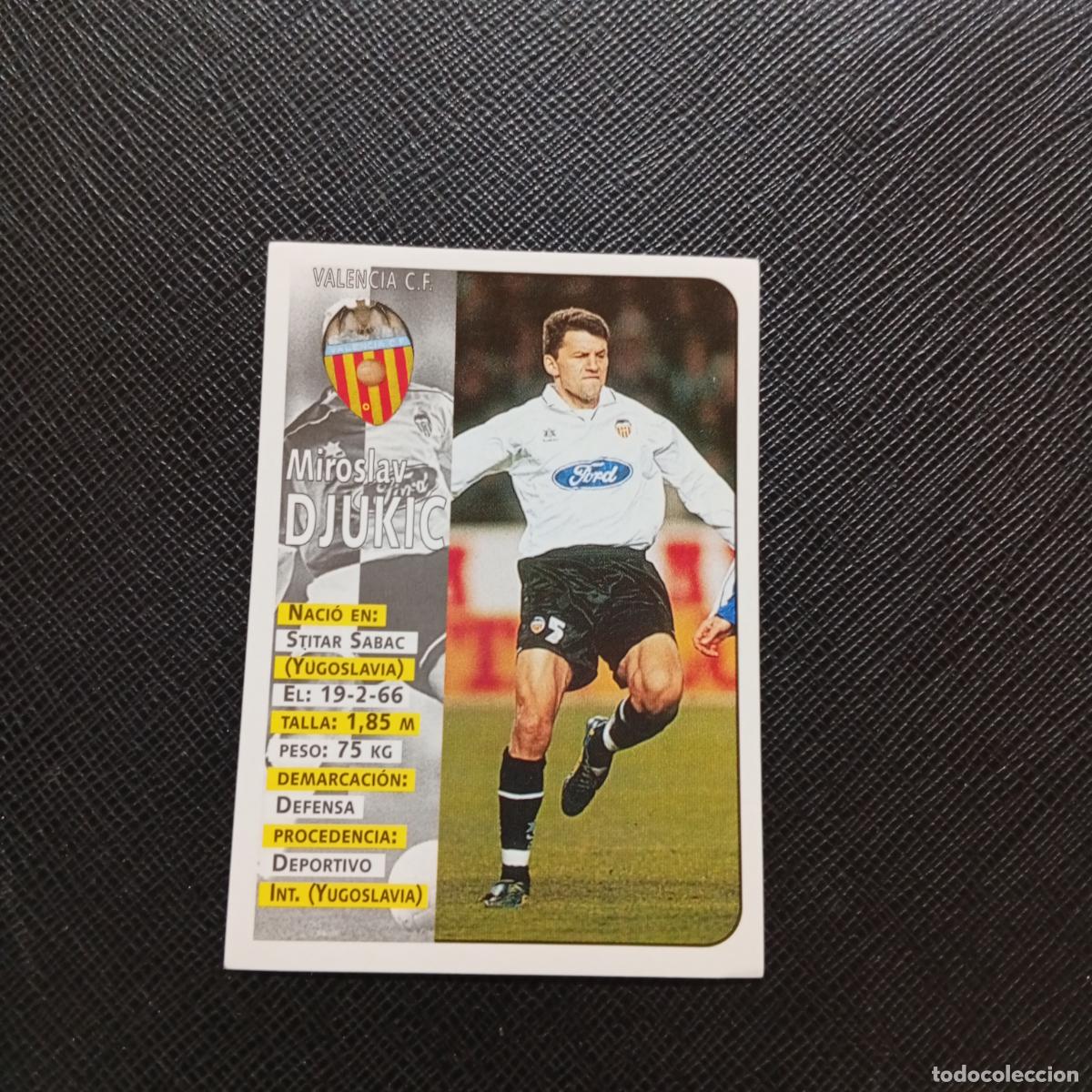 Cromos de F&uacute;tbol: 165 DJUKIC VALENCIA PANINI 1998 1999 FUTBOL CROMO 98 99 - SIN PEGAR - A173 PG35