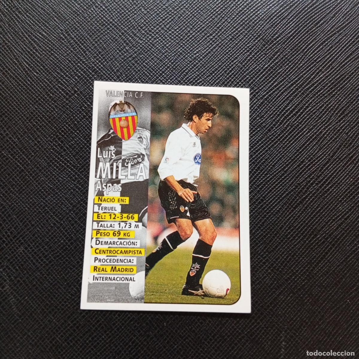 Cromos de F&uacute;tbol: 170 MILLA VALENCIA PANINI 1998 1999 FUTBOL CROMO 98 99 - SIN PEGAR - A173 PG38