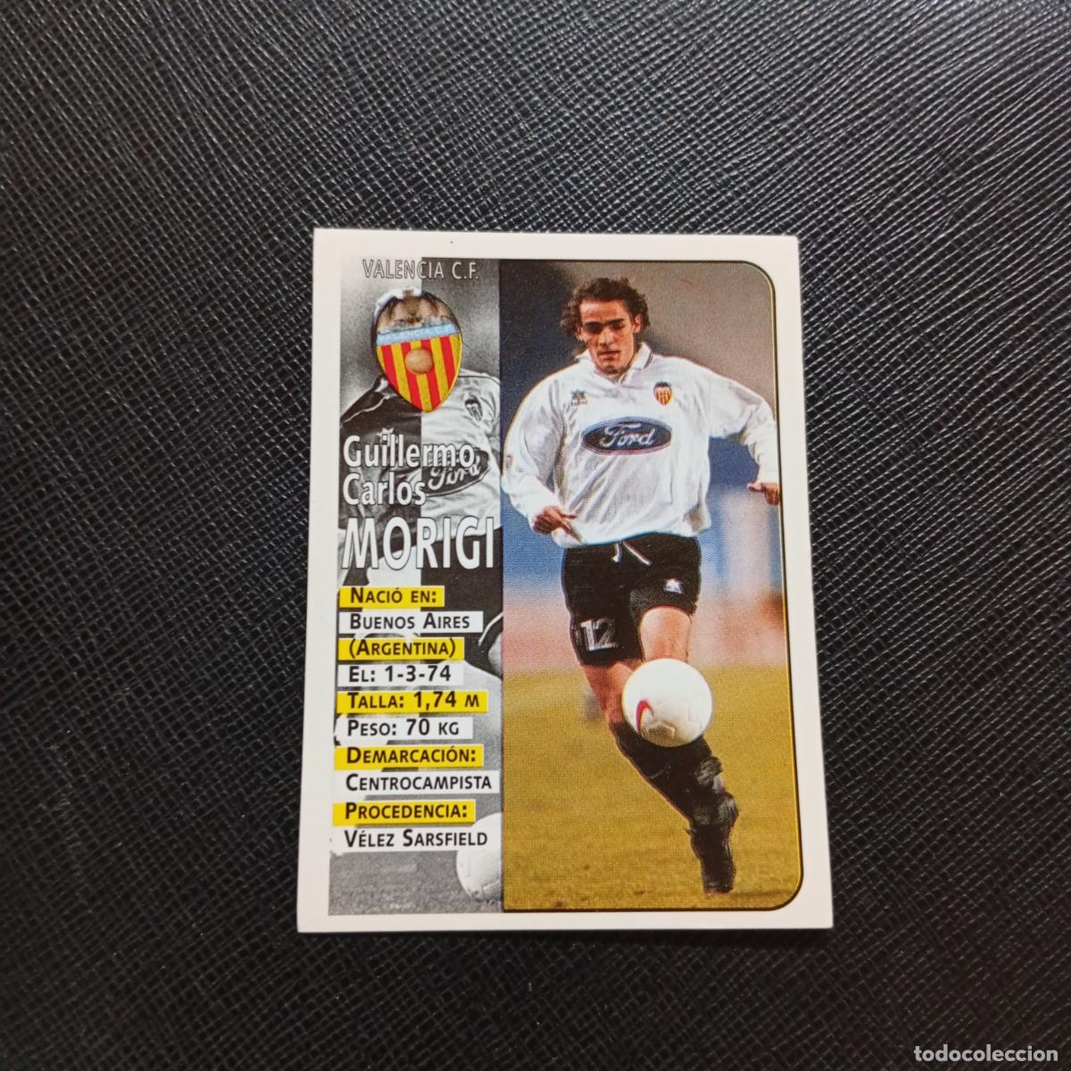 Cromos de F&uacute;tbol: 174 MORIGI VALENCIA PANINI 1998 1999 FUTBOL CROMO 98 99 - SIN PEGAR - A173 PG39