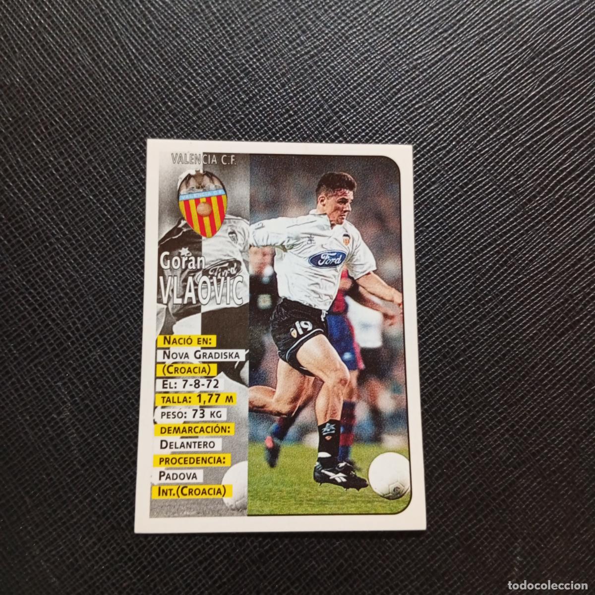 Figurine di Calcio: 178 VLAOVIC VALENCIA PANINI 1998 1999 FUTBOL CROMO 98 99 - SIN PEGAR - A173 PG40