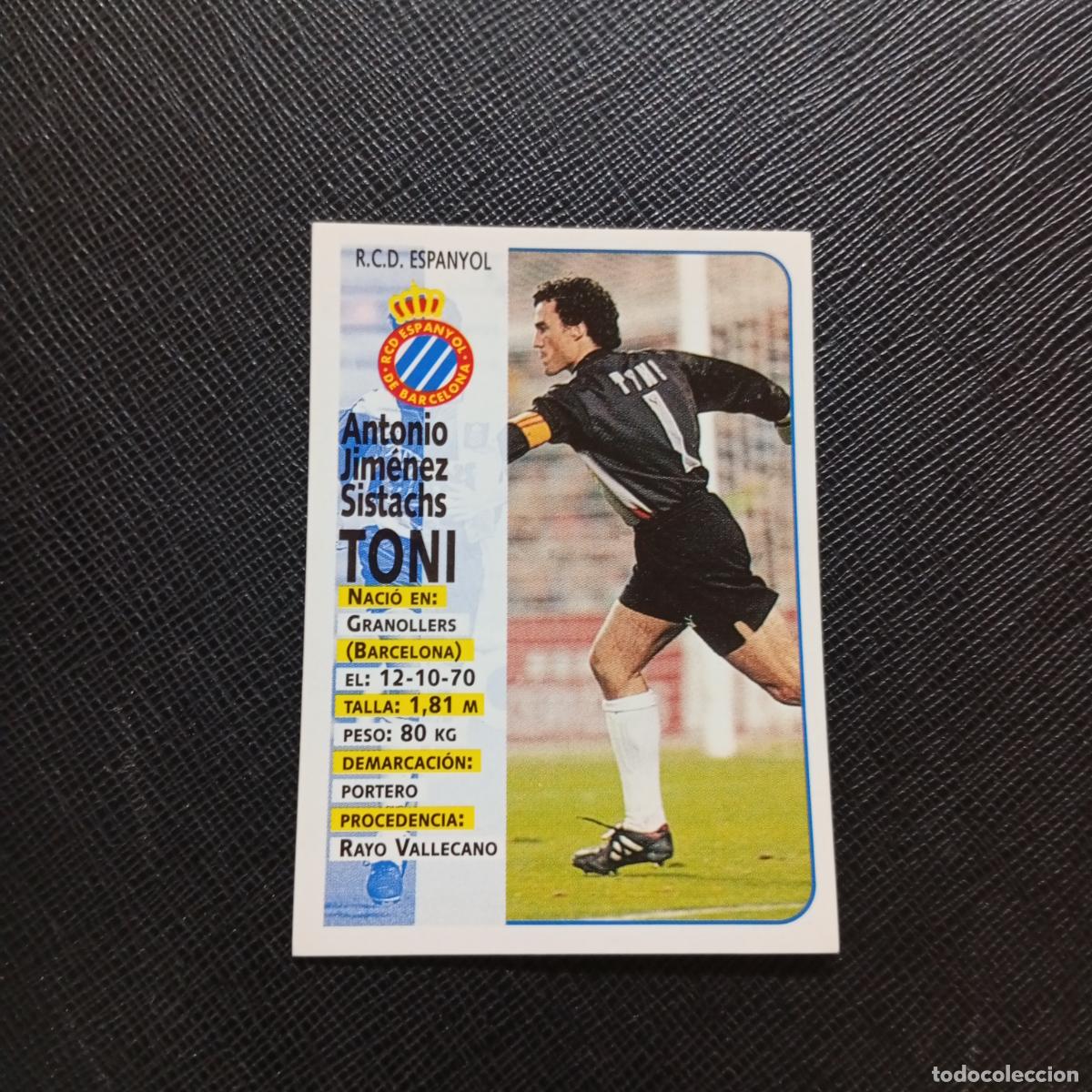 Cartes &agrave; collectionner de Football: 181 TONI ESPA&Ntilde;OL PANINI 1998 1999 FUTBOL CROMO 98 99 - SIN PEGAR - A173 PG40