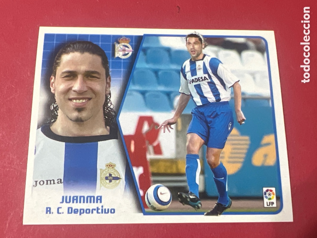 Cartes &agrave; collectionner de Football: C4346. CROMO FUTBOL 05 06 SIN PEGAR LIGA ESTE 2005 2006 RC DEPORTIVO DE LA CORU&Ntilde;A JUANMA COLOCA