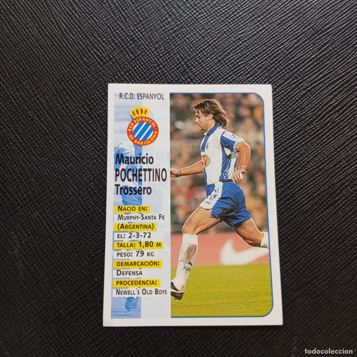 Cartes &agrave; collectionner de Football: 184 POCHETTINO ESPA&Ntilde;OL PANINI 1998 1999 FUTBOL CROMO 98 99 - SIN PEGAR - A173 PG41