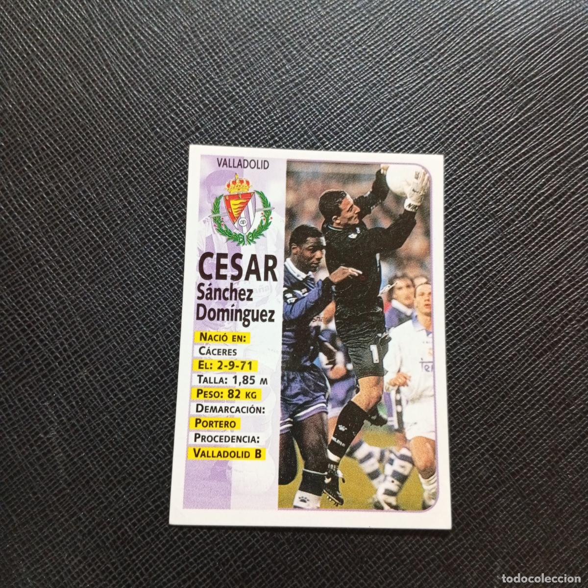 Football Stickers: 200 CESAR VALLADOLID PANINI 1998 1999 FUTBOL CROMO 98 99 - SIN PEGAR - A173 PG46