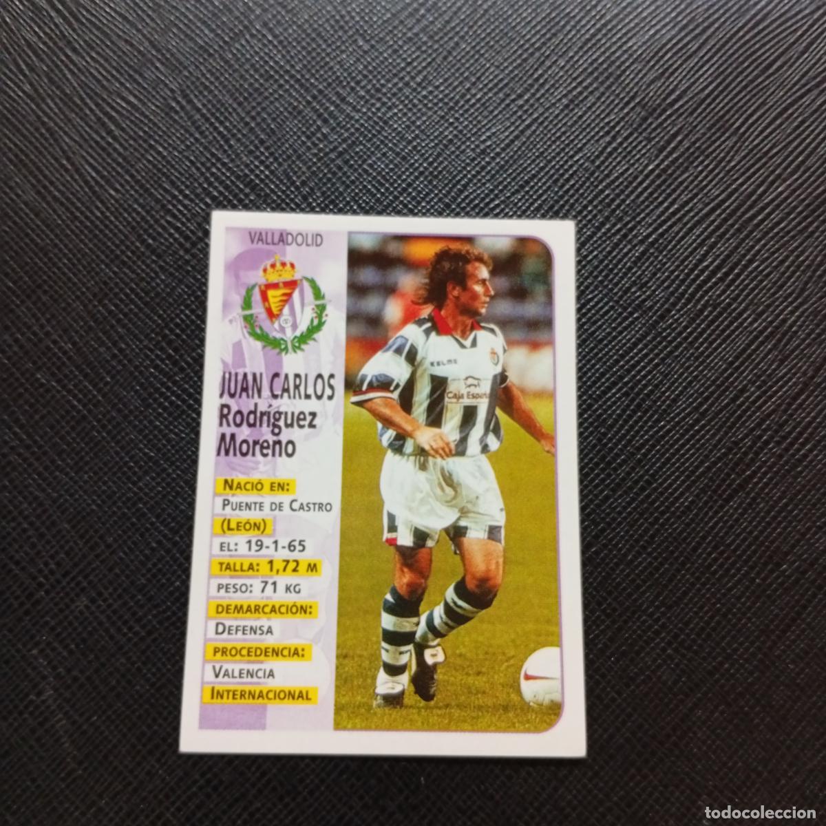 Football Stickers: 201 JUAN CARLOS VALLADOLID PANINI 1998 1999 FUTBOL CROMO 98 99 - SIN PEGAR - A173 PG46