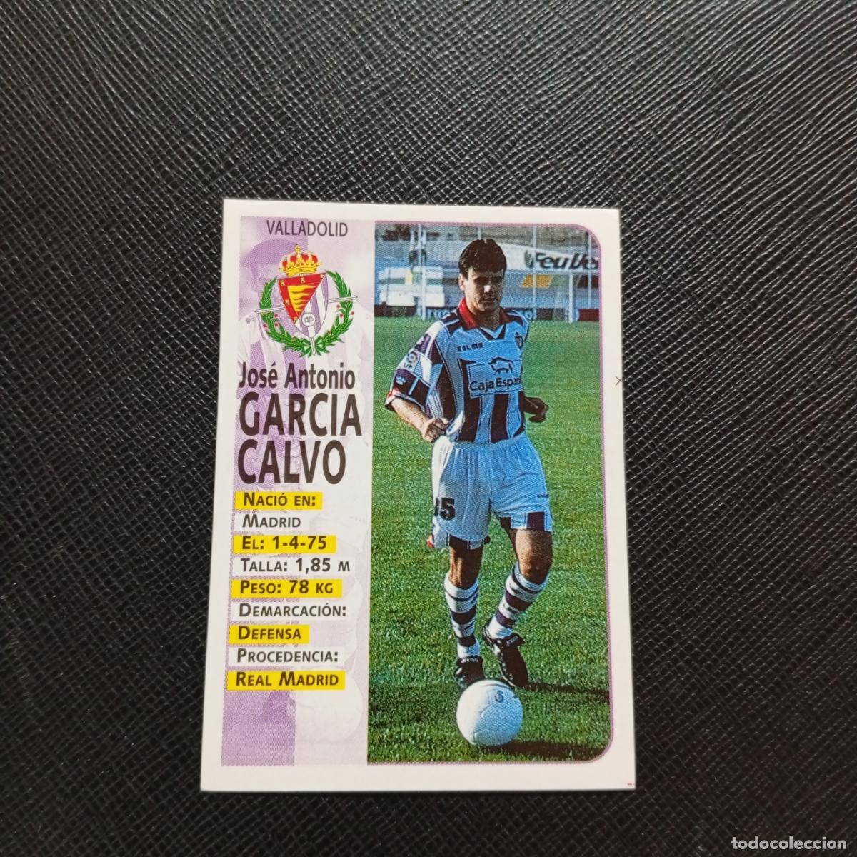 Cromos de F&uacute;tbol: 205 GARCIA CALVO VALLADOLID PANINI 1998 1999 FUTBOL CROMO 98 99 - SIN PEGAR - A173 PG47