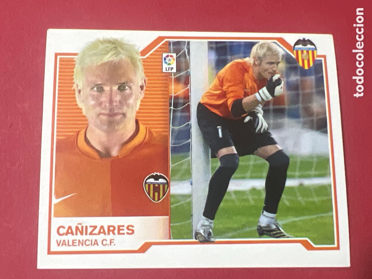 Cromos de F&uacute;tbol: C4357. VALENCIA C.F. CA&Ntilde;IZARES Ediciones Este Liga 2007-2008 07-08
