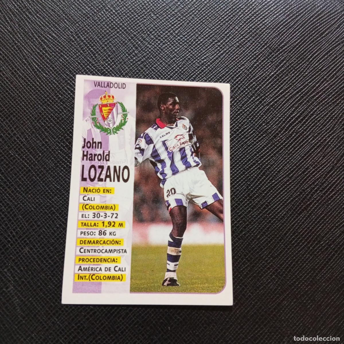 Football Stickers: 209 LOZANO VALLADOLID PANINI 1998 1999 FUTBOL CROMO 98 99 - SIN PEGAR - A173 PG47