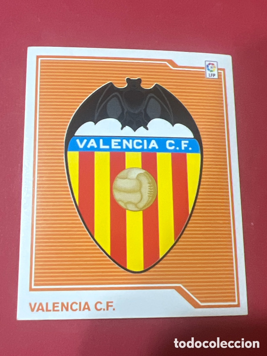Football Stickers: C4358. Escudo Valencia CF Liga Este 07 08