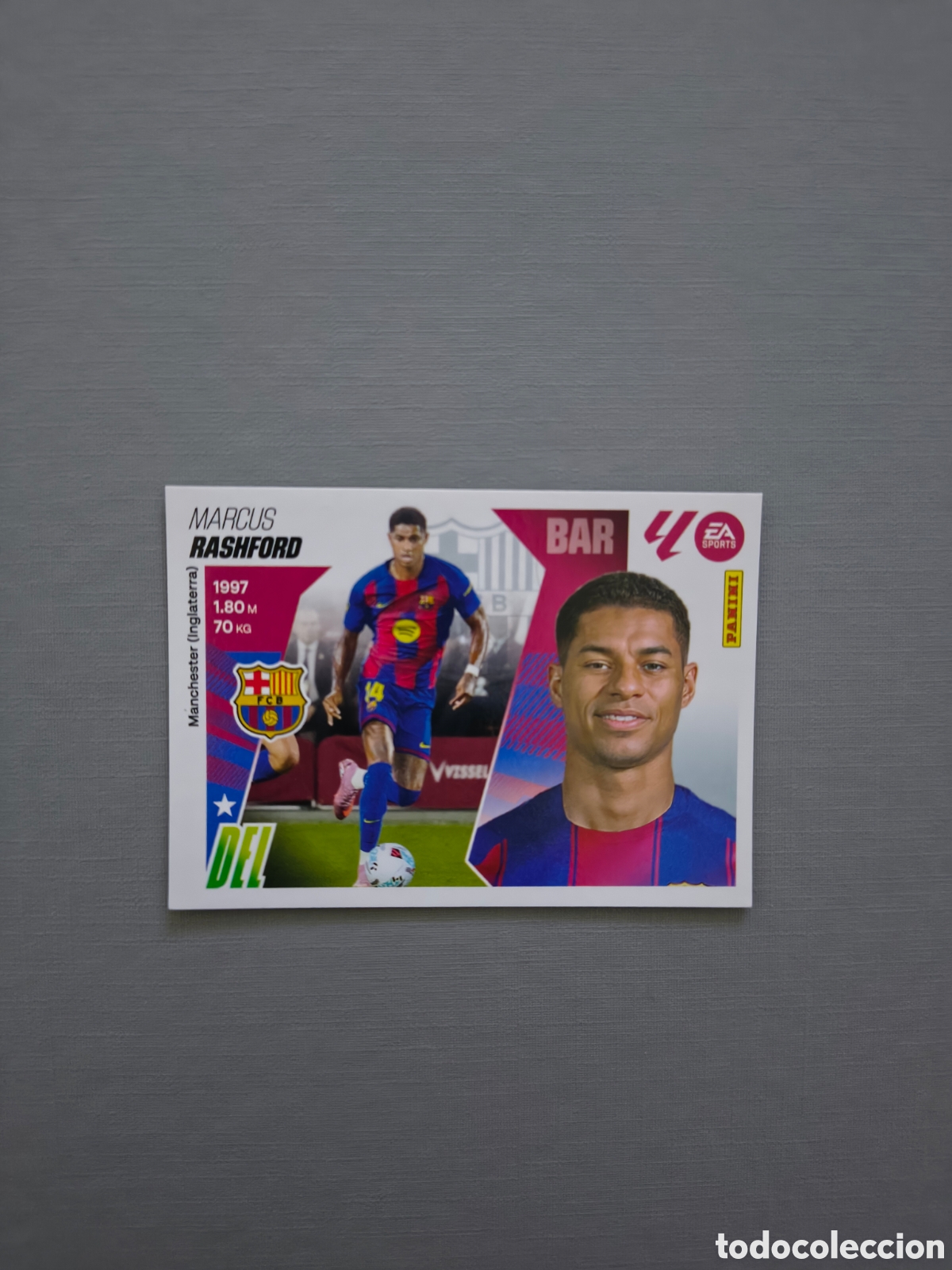 Football Stickers: LALIGA ESTE 2025 2026 EA SPORTS 25 26 ALBUM PANINI LIGA &Uacute;LTIMOS FICHAJES N 20 FCBARCELONA RASHFORD