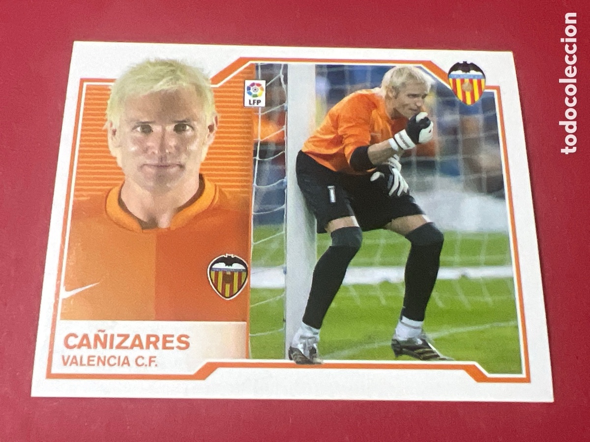 Football Stickers: C4359. VALENCIA C.F. CA&Ntilde;IZARES Ediciones Este Liga 2007-2008 07-08