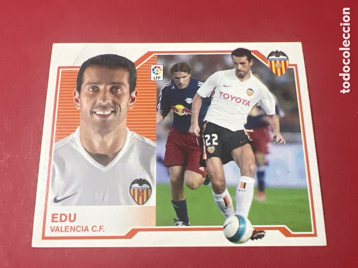 Cromos de F&uacute;tbol: C4362. LIGA 07 08 - CROMO - EDU - VALENCIA C.F. - ESTE 2007 2008 - SIN PEGAR
