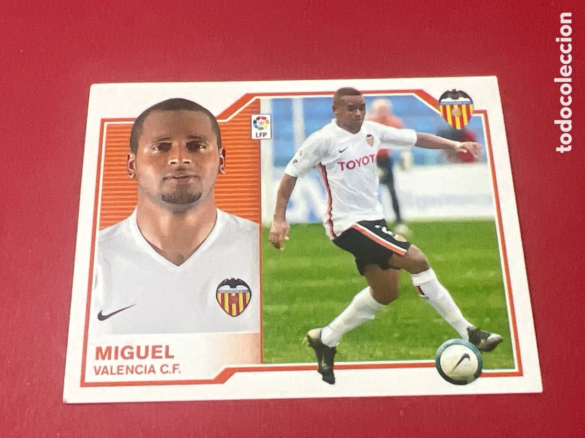 Cromos de F&uacute;tbol: C4363. ESTE - LIGA 07 08 - 2007 2008 - VALENCIA - MIGUEL - NUNCA PEGADO