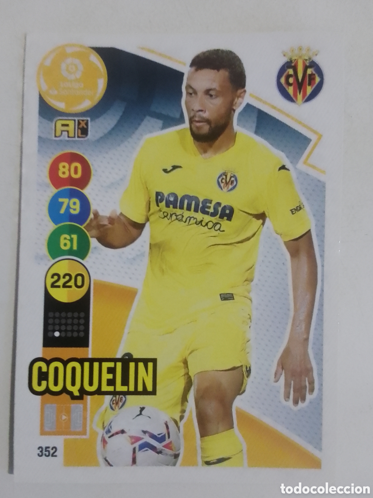 Cromos de F&uacute;tbol: Adrenalyn XL 2020-21 n&deg; 352 Coquelin &bull; Villarreal.