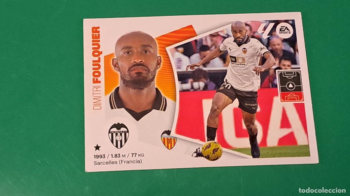 Cromos de F&uacute;tbol: LIGA ESTE 2024 2025 24 25 N&ordm; 5 FOULQUIER VALENCIA NUEVO SIN PEGAR