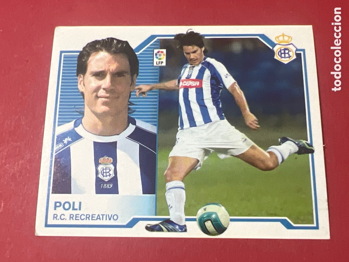 Cromos de F&uacute;tbol: C4371. Poli RC Recreativo Liga Este 07 08