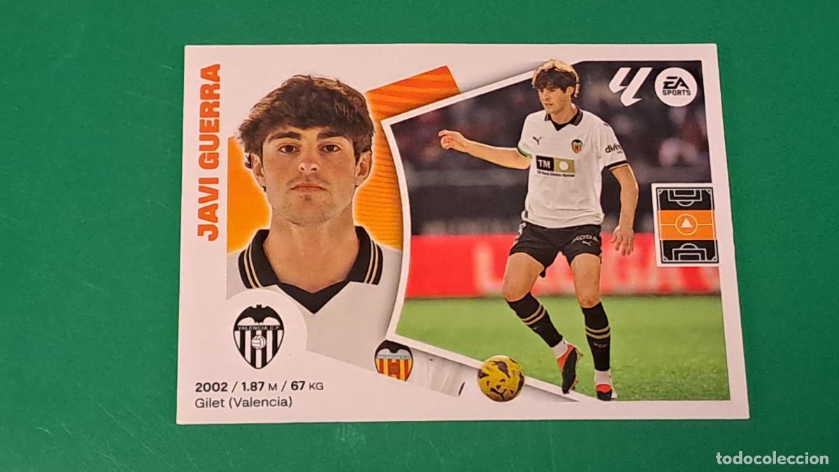 Fu&szlig;ball-Sticker: LIGA ESTE 2024 2025 24 25 N&ordm; 13 JAVI GUERRA VALENCIA NUEVO SIN PEGAR