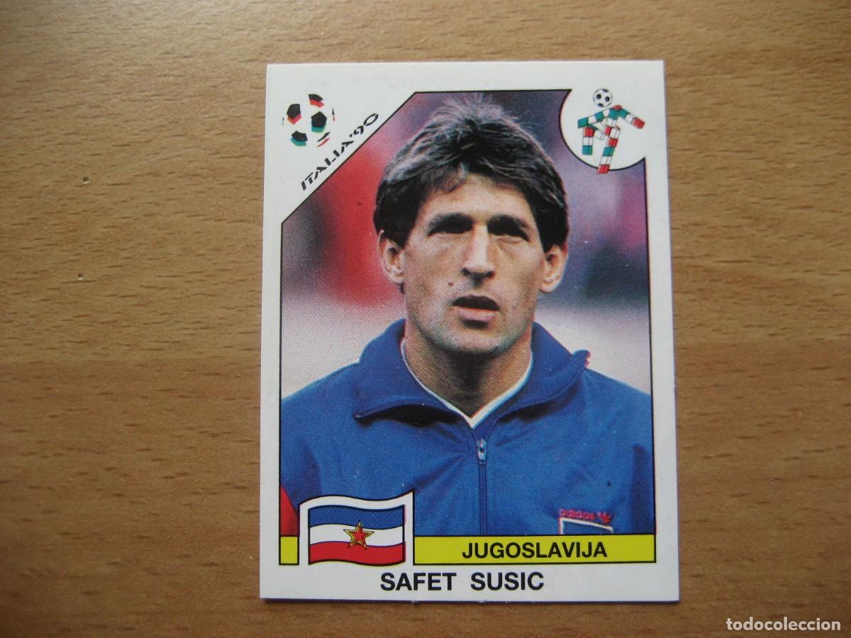 Cromos de F&uacute;tbol: 1990 ITALIA 90 - N&ordm; 280 SAFET SUSIC - YUGOSLAVIA - PANINI