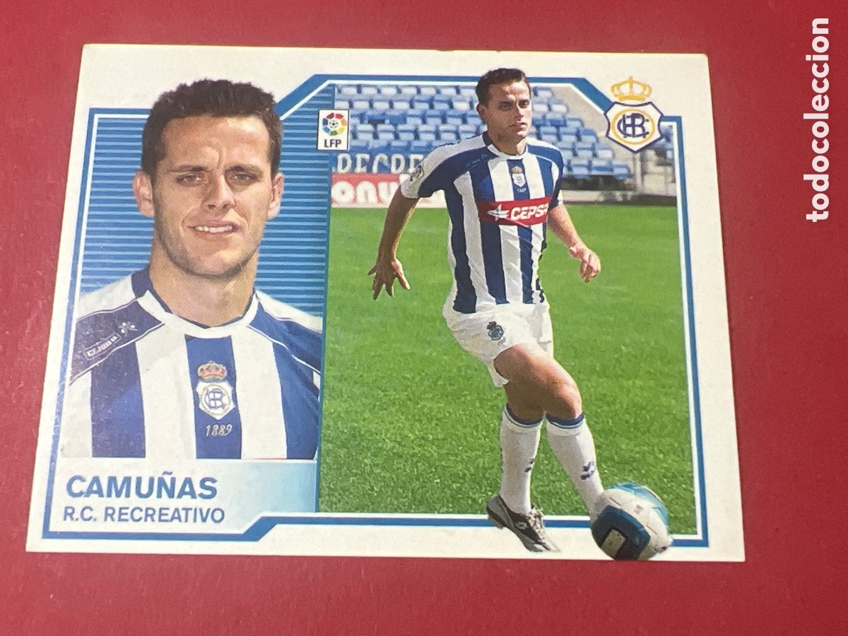 Cromos de F&uacute;tbol: C4378. Camu&ntilde;as RC Recreativo Liga Este 07 08