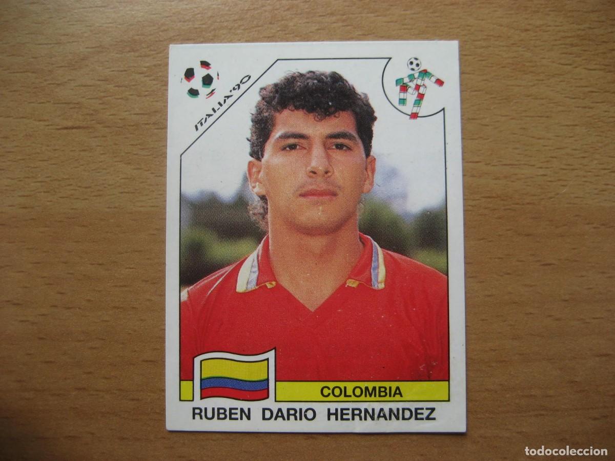 Cromos de F&uacute;tbol: 1990 ITALIA 90 - N&ordm; 303 RUBEN DARIO HERNANDEZ - COLOMBIA - PANINI