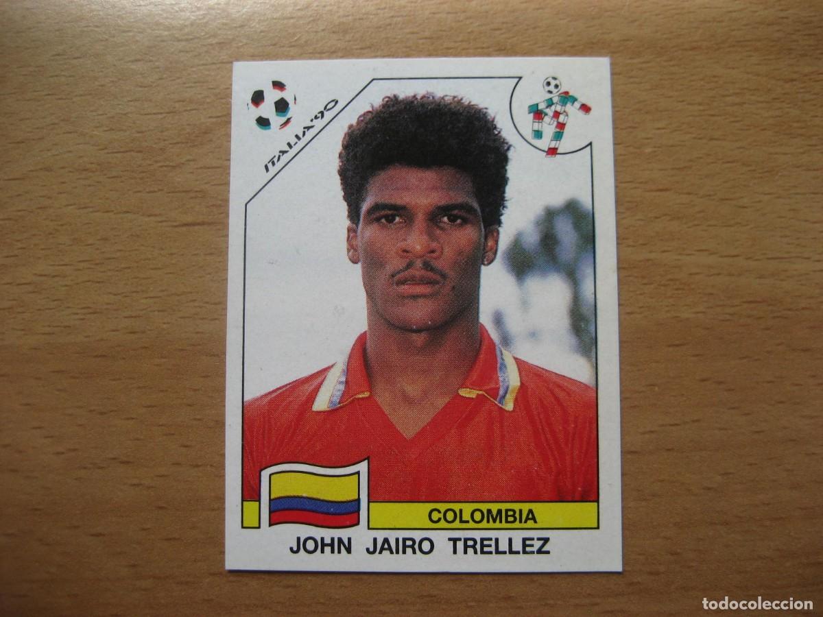 Cromos de F&uacute;tbol: 1990 ITALIA 90 - N&ordm; 304 JOHN JAIRO TRELLEZ - COLOMBIA - PANINI