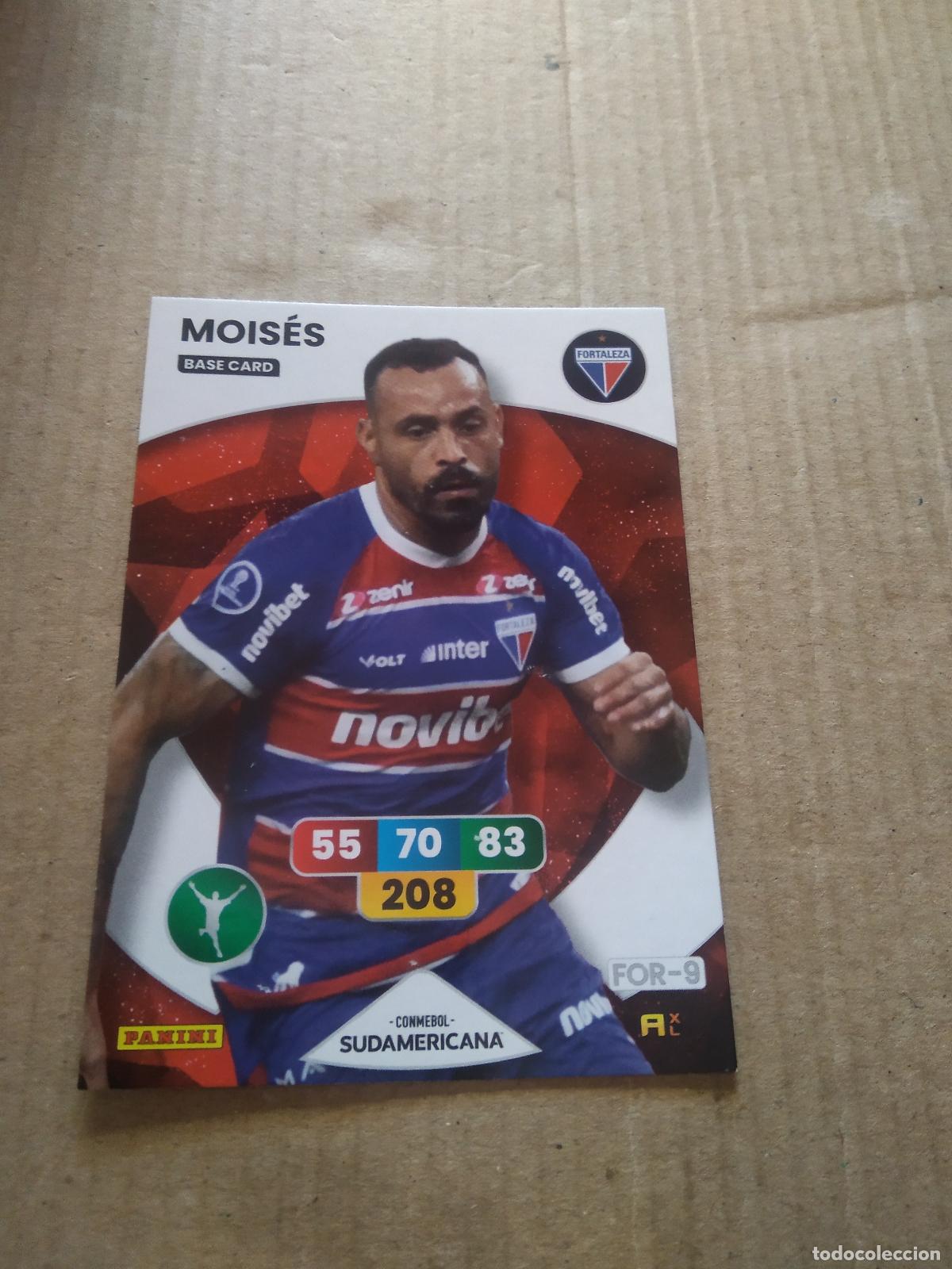 Cromos de F&uacute;tbol: MOISES FORTALEZA CROMO FUTBOL PANINI ADRENALYN CONMEBOL LIBERTADORES SUDAMERICANA 2024