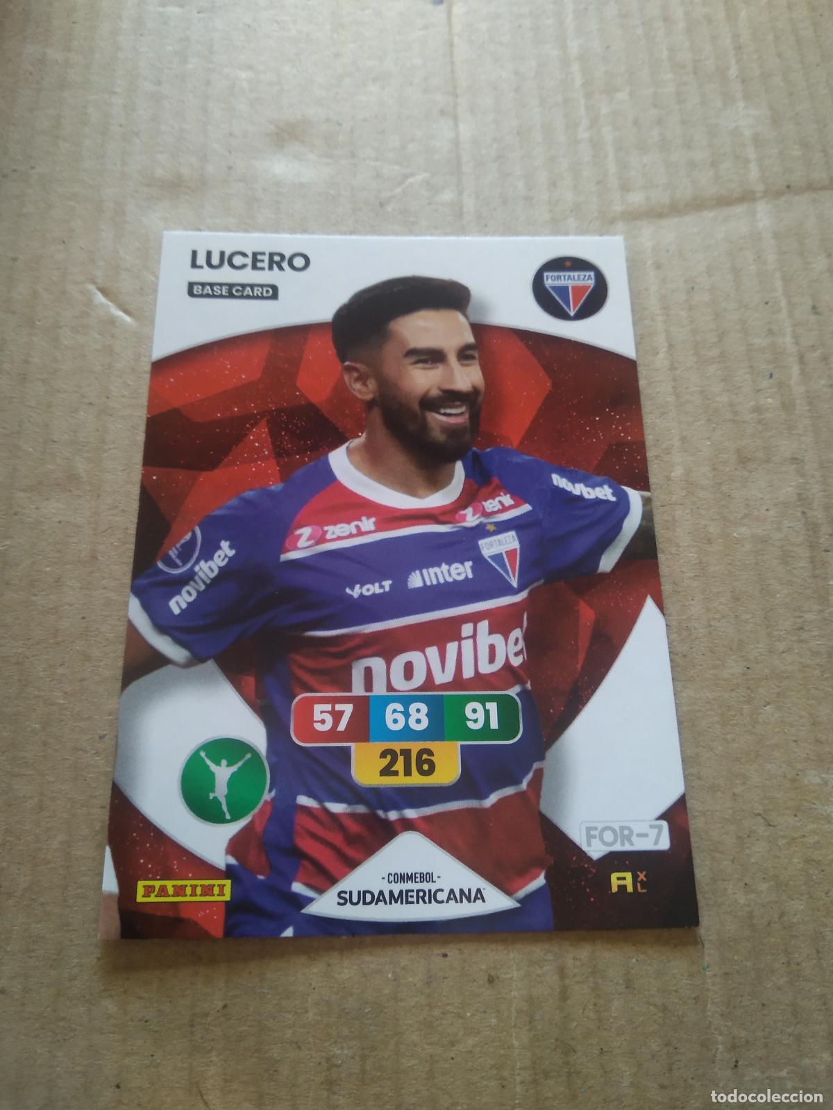 Cromos de F&uacute;tbol: LUCERO FORTALEZA CROMO FUTBOL PANINI ADRENALYN CONMEBOL LIBERTADORES SUDAMERICANA 2024