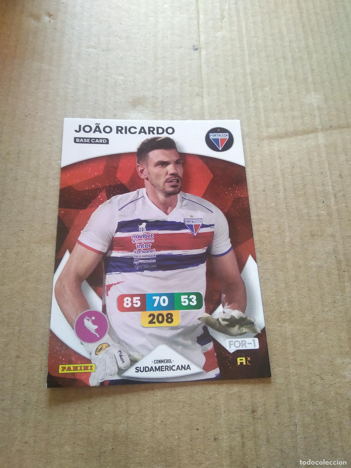 Football Stickers: JOAO RICARDO FORTALEZA CROMO FUTBOL PANINI ADRENALYN CONMEBOL LIBERTADORES SUDAMERICANA 2024