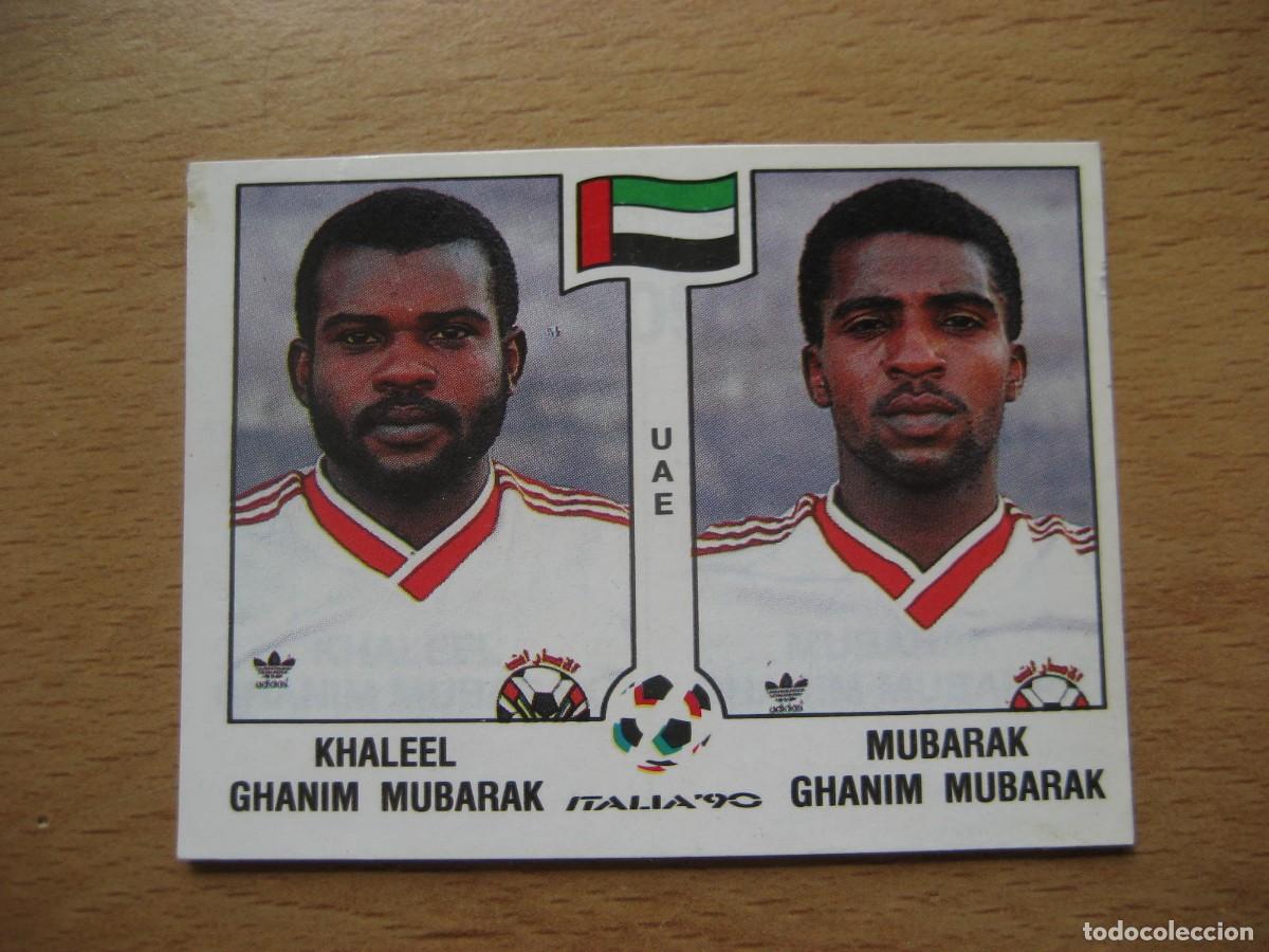 Football Stickers: 1990 ITALIA 90 - N&ordm; 309 KHALEEL GHANIM MUBARAK - UAE EMIRATOS ARABES UNIDOS - PANINI