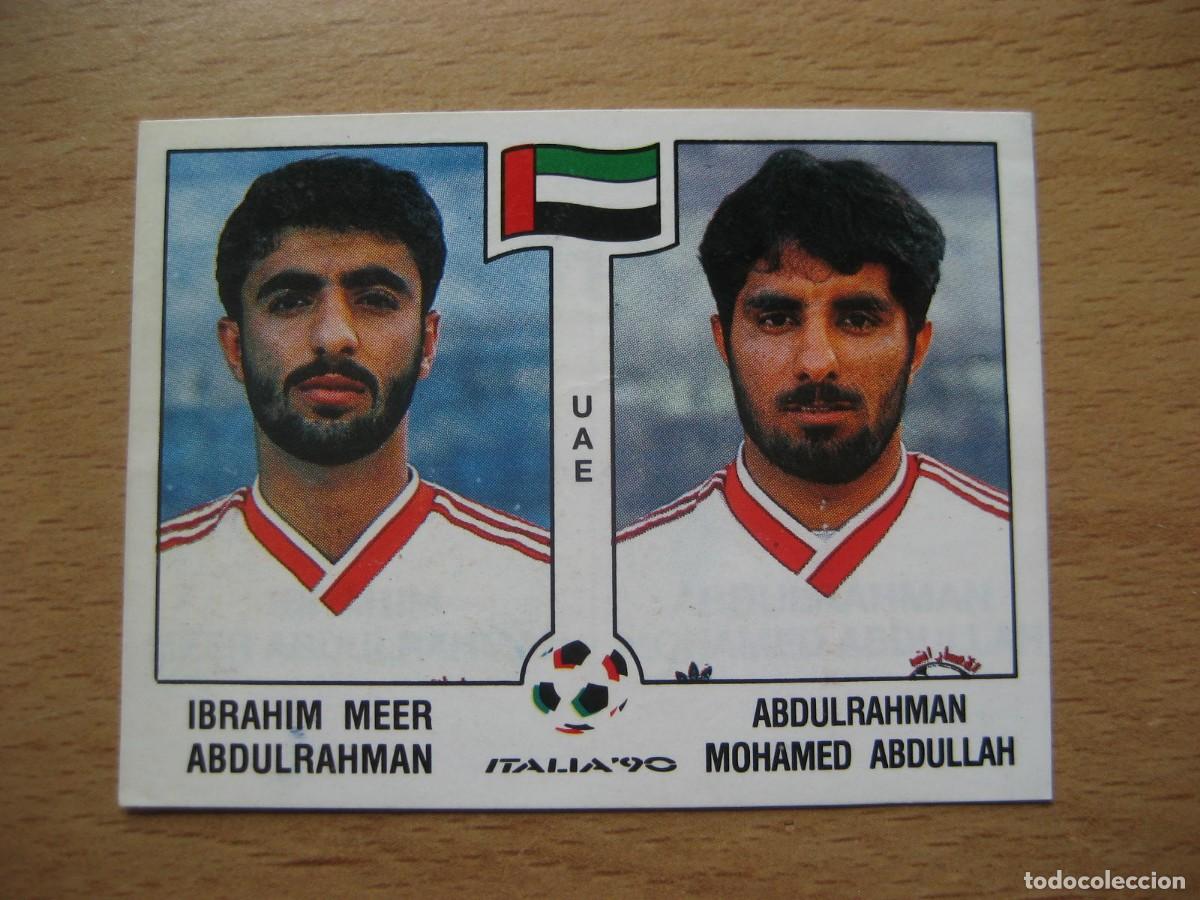 Fu&szlig;ball-Sticker: 1990 ITALIA 90 - N&ordm; 310 ABDULRAHMAN & MOHAMED ABDULLAH - UAE EMIRATOS ARABES UNIDOS - PANINI