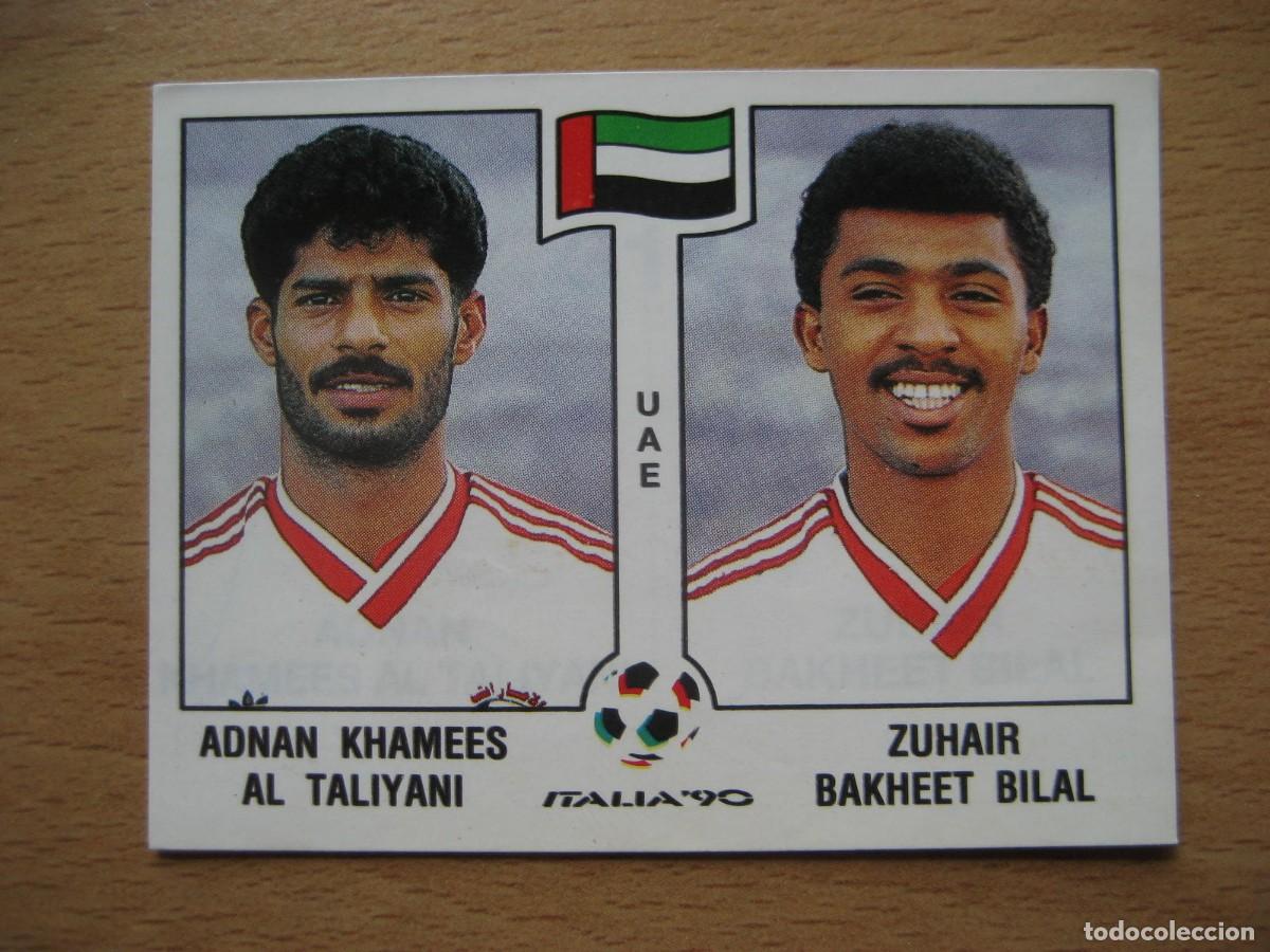 Cromos de F&uacute;tbol: 1990 ITALIA 90 - N&ordm; 314 AL TALIYANI & BAKHEET BILAL - UAE EMIRATOS ARABES UNIDOS - PANINI