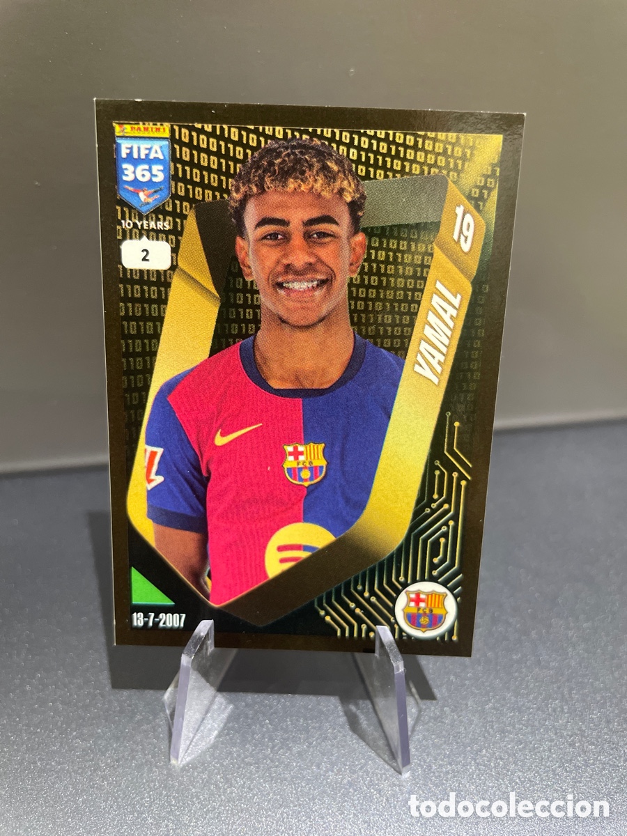Cromos de F&uacute;tbol: Lamine Yamal 365 Panini FIFA 365 10 Years 2025 FC Barcelona