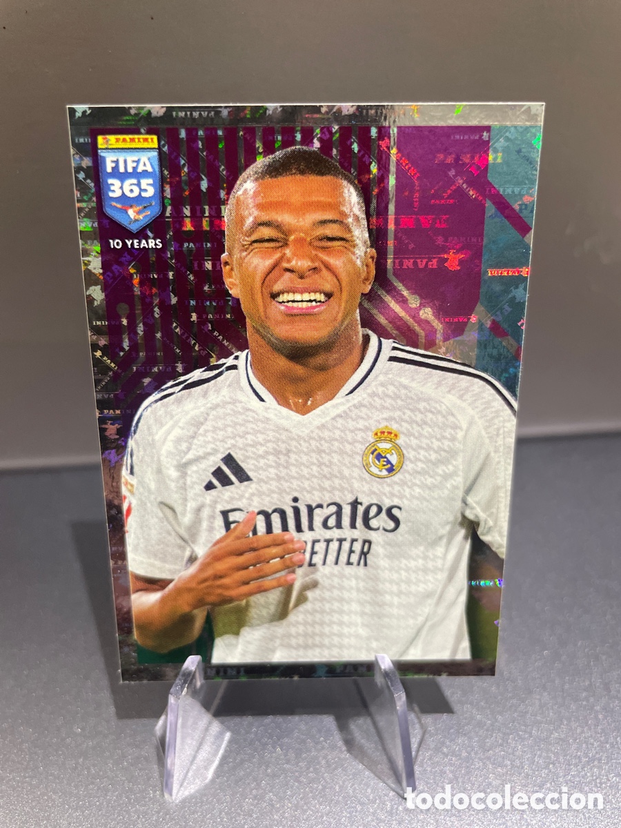 Cromos de F&uacute;tbol: Mbappe 372 Panini FIFA 365 10 Years 2025 Real Madrid