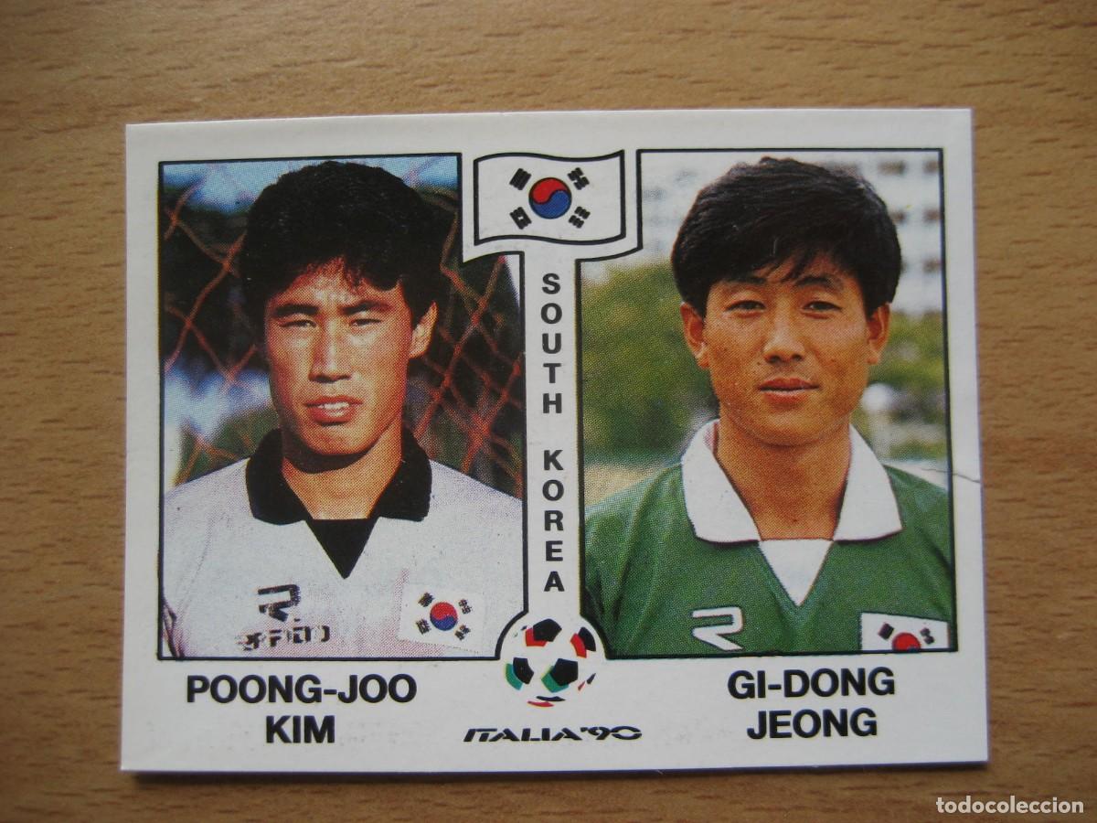 Cromos de F&uacute;tbol: 1990 ITALIA 90 - N&ordm; 317 POONG-JOO KIM & GI-DONG JEONG - COREA DEL SUR - PANINI