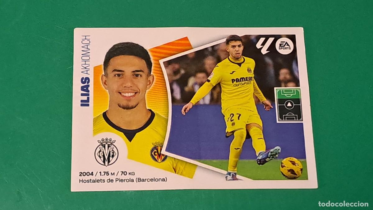 Cromos de F&uacute;tbol: LIGA ESTE 2024 2025 24 N&ordm; 18 A ILIAS VILLARREAL NUEVO SIN PEGAR