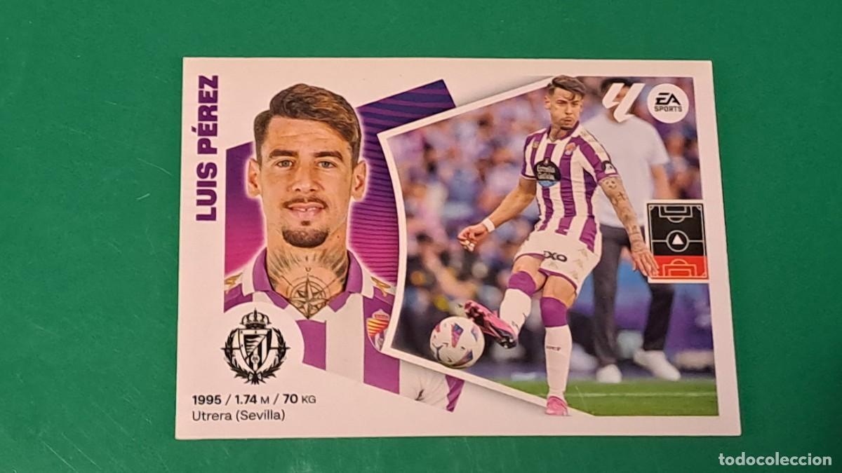 Cromos de F&uacute;tbol: LIGA ESTE 2024 2025 24 N&ordm; 5 LUIS PEREZ VALLADOLID NUEVO SIN PEGAR