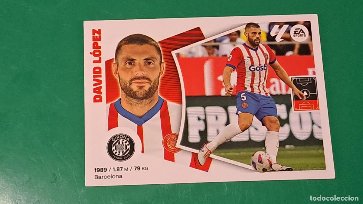 Cromos de f&uacute;tbol: LIGA ESTE 2024 2025 24 25 N&ordm; 9 DAVID LOPEZ GIRONA NUEVO SIN PEGAR