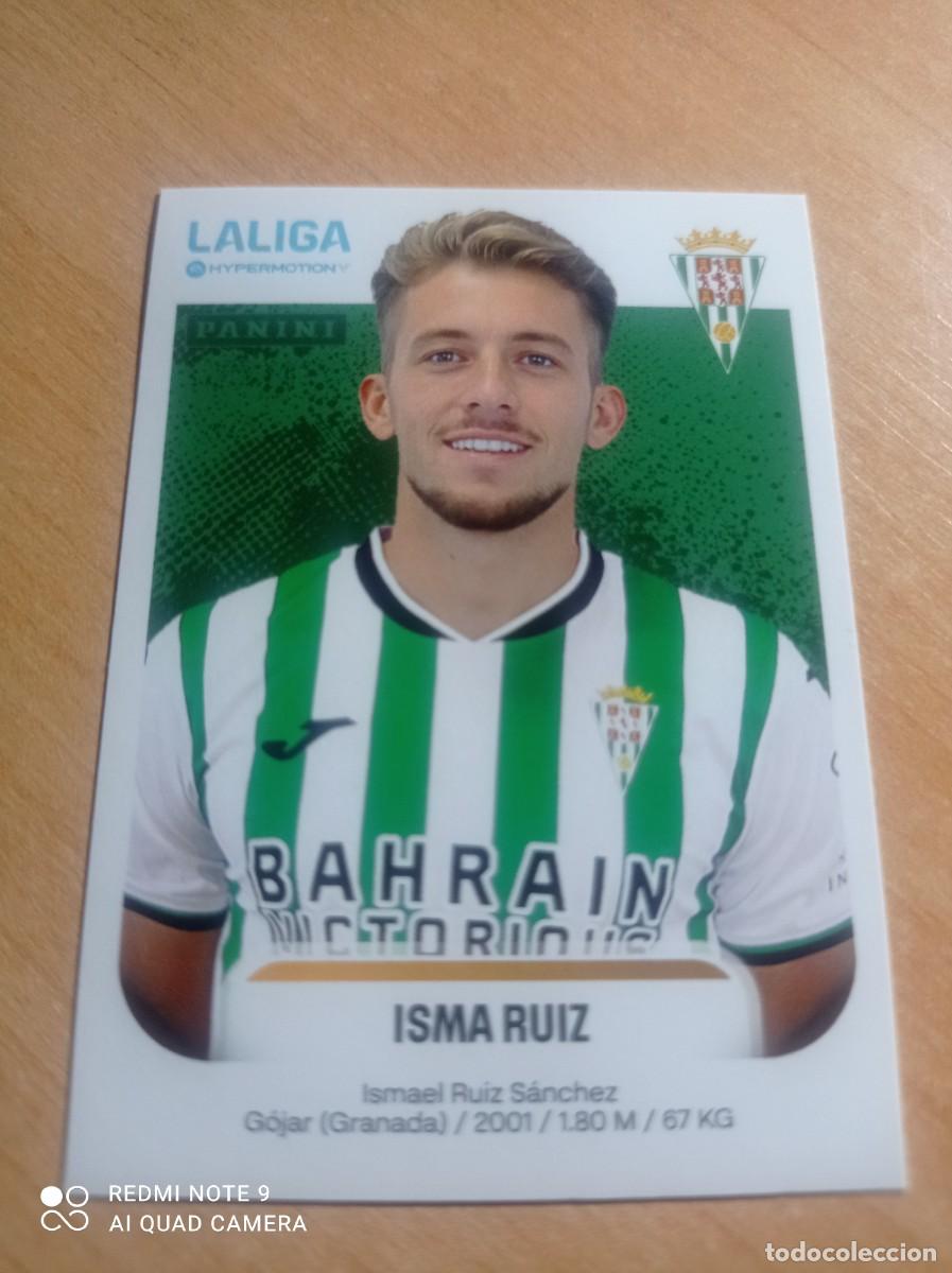 Cromos de F&uacute;tbol: 145 ISMA RUIZ DEL CORDOBA 2&ordf; DIVISION HYPERMOTION 25 26 PANINI 2025 2026