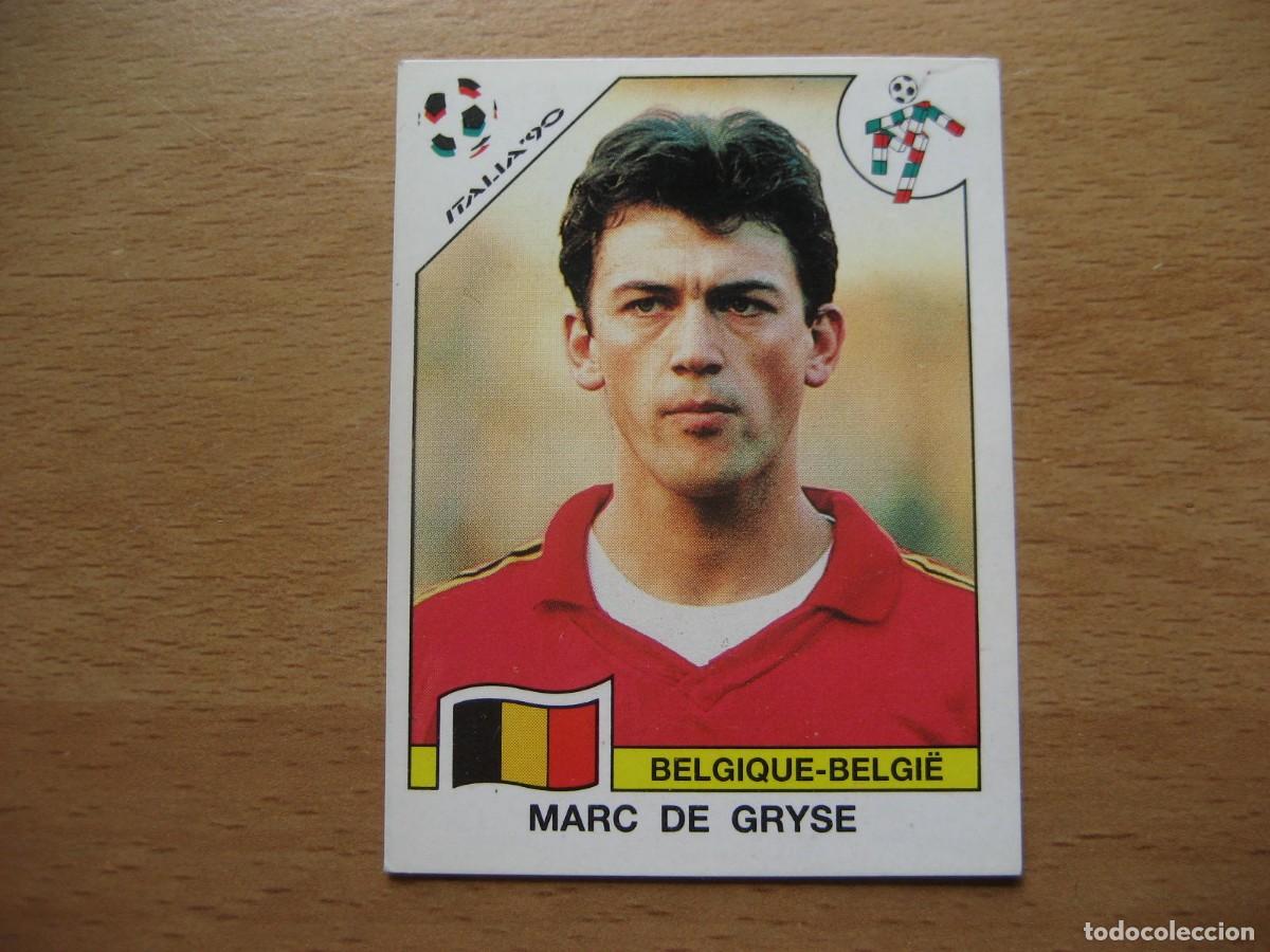 Cromos de F&uacute;tbol: 1990 ITALIA 90 - N&ordm; 341 MARC DE GRYSE - BELGICA - PANINI