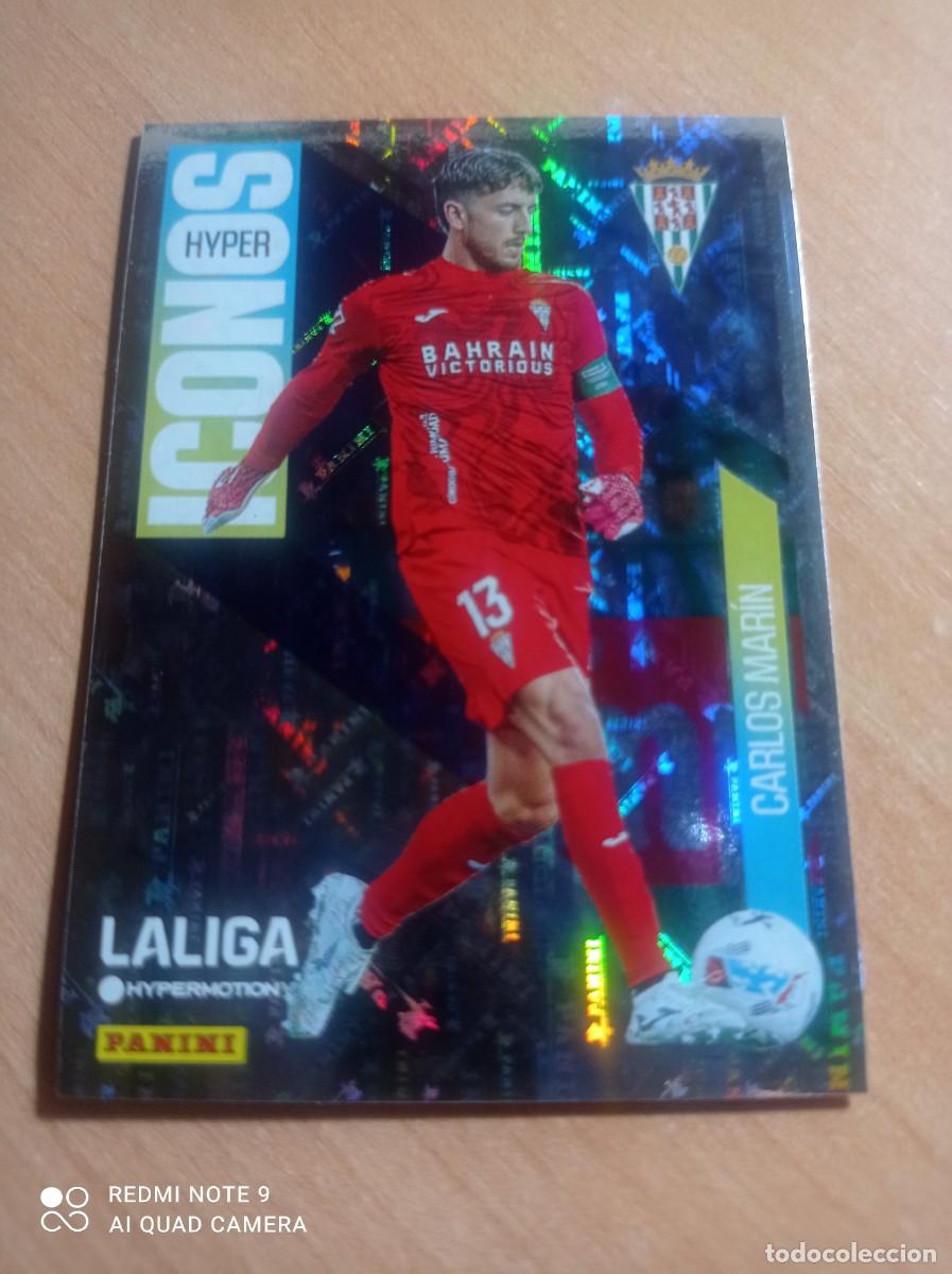 Cromos de F&uacute;tbol: 458 CARLOS MARIN HYPER ICONOS DEL CORDOBA 2&ordf; DIVISION HYPERMOTION 25 26 PANINI 2025 2026